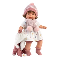 Lutka Lola s roza kapicom, 38 cm
