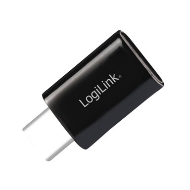 LOGILINK Bluetooth adapter, USB-C Gen1, Bluetooth 5.3, 3 Mb/s, 20 m, crna