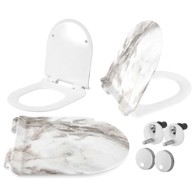 REA WC Daska Carlo Lava Matt Duroplast Slim