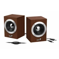 GENIUS Zvučnici SP-HF280, 2 x 3 W, USB + 3.5 mm, drveni