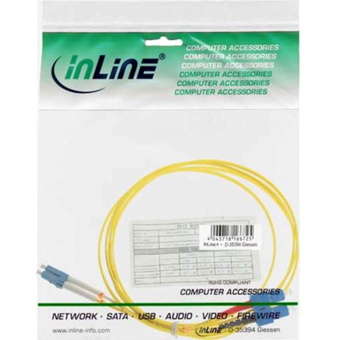 INLINE Optički kabel 88656S, 2x LC – 2x SC, 0,5 m, žuti