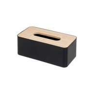 CASA SELECCIÓN Plastična/bambusova kutija za maramice