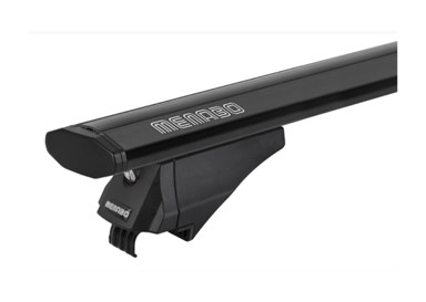 MENABO Krovni nosač Leopard Crni 120 cm Alu