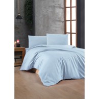 MIJOLNIR Posteljina 200x200 cm od renforce pamuka Svijetlo plava