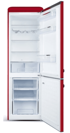ETA Kombinirani hladnjak Storio retro, 216 l, 84 l, crvena