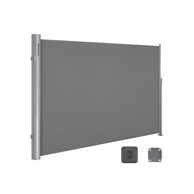 SONGMICS Bočni tend 160x400 cm, siva