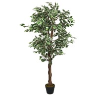 Umjetno stablo fikusa, 756 listova, visina 150 cm, zeleno