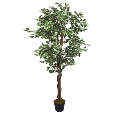 Umjetno stablo fikusa, 756 listova, visina 150 cm, zeleno