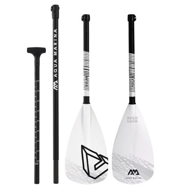 AQUA MARINA Veslo SOLID za SUP, 180–220 cm, bijela