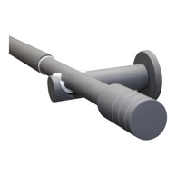 GARDINIA Karniša Elba metalna rastezljiva, 190-340 cm