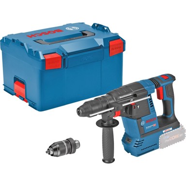 BOSCH Akumulatorska čekić bušilica GBH 18V 26 F Professional Solo 18V, plava