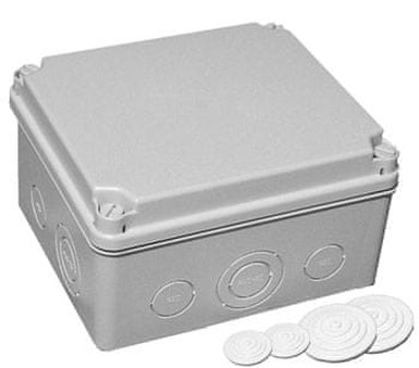 TIM Hermetička kutija EV-171 E112AB-PD003, prazna, N/T, 179 x 155 x 99 mm, IP55, 10 uvodnica