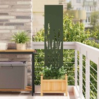 Dekorativna pregrada za vrt 32 x 140 cm, zelena