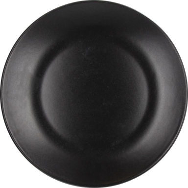 TOGNANA Plitki tanjur Ritual 26 cm, crni