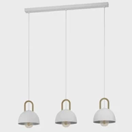 EGLO Visilica Calmanera 3xE27 D-900, mesing, bijela