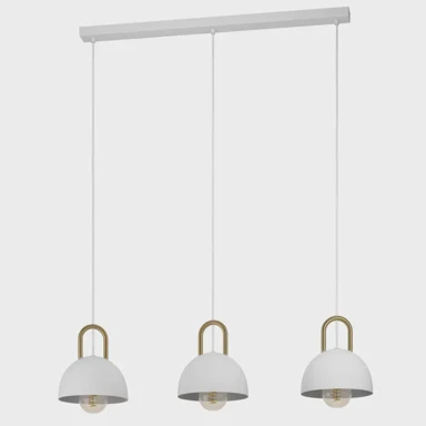 EGLO Visilica Calmanera 3xE27 D-900, mesing, bijela