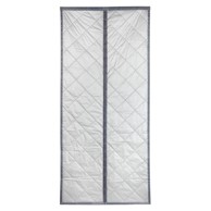 MAXIMEX Siva/u srebrnoj boji termo izolacijska zavjesa za vrata 80x200 cm
