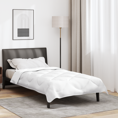 Pokrivač bijeli 135 x 200 cm mikrovlakna