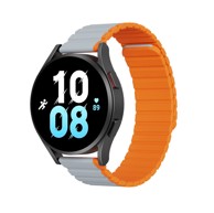 DUXDUCIS Remen magnetni LD za Samsung Galaxy Watch 3 45mm/S3/Huawei Watch Ultimate/GT3 SE 46mm, gray orange