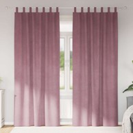 Zavjese za zamračivanje 140x225 cm 2kom, roze