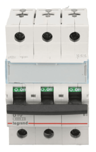 LEGRAND Automatski osigurač 3P B 10A 6kA AC S303 TX3 403400/605548