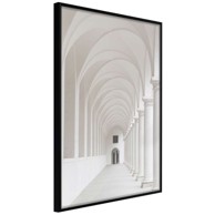 Poster White Colonnade 40x60