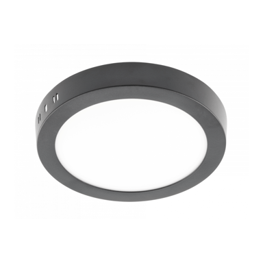 GTV LED Nadgradni panel Oris, 19W, 3000k, crni