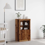 Sideboard s led svjetlima, 60.5x37x100 cm, stari