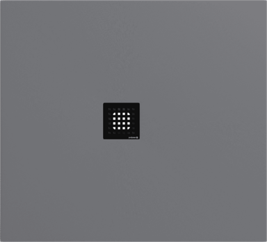 POLYSAN Tuš kada FLEXIA pravokutna 110x100 cm, siva mat