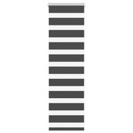 Zebra zavjesa 55x100 cm, širina tkanine 50,9 cm, poliester, crna