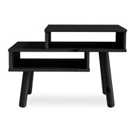 KARUP DESIGN Stolić Hako od borovine crna