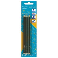 CONNECT Grafitna olovka set B, 2B, H, 2H 777 PK4, blister
