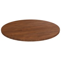 Okrugla stolna ploča tamnosmeđa Ø50x1,5 cm tretirana hrastovina