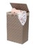 COMPACTOR Smeđa košara za rublje s poklopcem Košara za rublje Linen, visina 60 cm