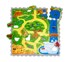 Puzzle podloga za djecu - safari dinosauri 120 x 120 x 1.2 cm