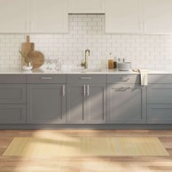 Tepih pravokutni, dimenzije 60 × 200 cm, bambus, svijetla prirodna