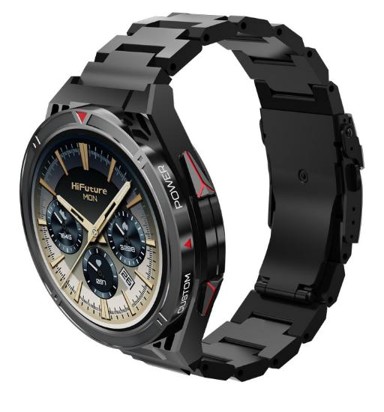 HIFUTURE Pametni sat Active, pametne obavijesti, crno-crveni