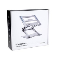 WOZINSKY WRS-CPY75DSS Premium aluminijski stalak za laptop + stalak za mobitel gratis, srebrna
