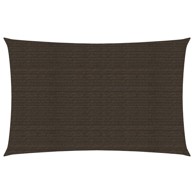 Jedro za zaštitu od sunca 160 g/m² smeđe 2,5 x 5 m HDPE