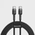BASEUS Kabel USB-C Cafule, crno-sivi, 1m