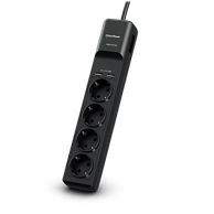 CYBERPOWER Prenaponska zaštita P0420SUD0, 4x šuko, 2x USB-A