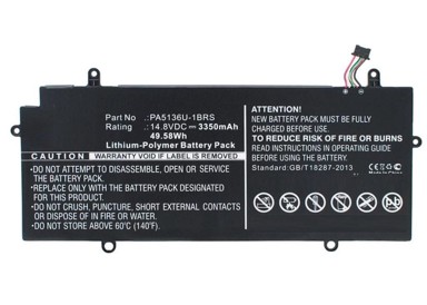 COREPARTS Baterija za Toshiba laptop 52,00Wh Li-Pol 14,8V 3380mAh crna