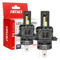 AMIO X4 Series AVIATOR LED Headlight žarulje, H4/H19, do 150% više svjetla, 6500K, bijela