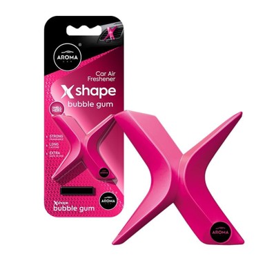 AROMA CAR Osvježivač zraka X Shape Bubble Gum
