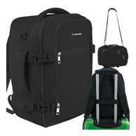 AIRTRAVELER Ruksak za putovanje avionom 40 x 25 x 20 cm - 20 l, crna