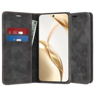 TECHSUIT Preklopna futrola Confy Cover za Honor 200, crna