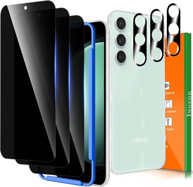 NIKCORP Zaštitni set (Privacy) za Samsung Galaxy S23 FE, 3× staklo + 3× kamera