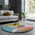 FLAIR RUGS Ručno rađen vunen okrugao tepih ø 160 cm Glow Multi 