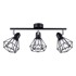 NICE LAMPS Crna stropna svjetiljka ø 10 cm Varpu 