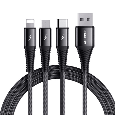 JOYROOM Podatkovni kabel S-1230 G4, 3 u 1, Lightning, Type-C, Micro USB